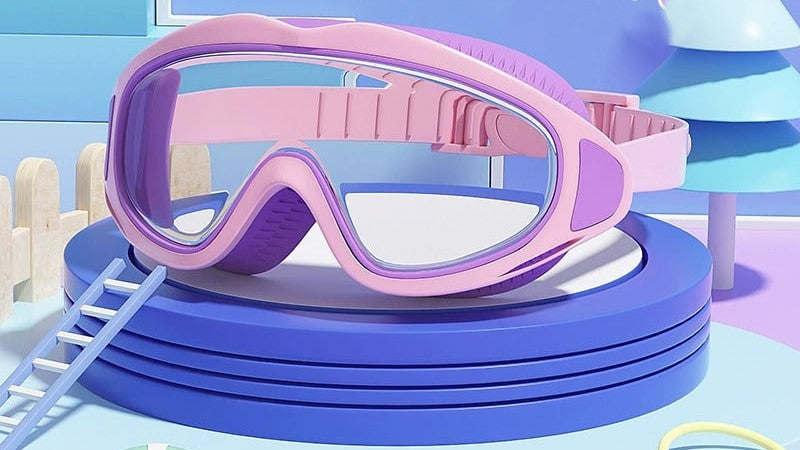 AquaView™ Kinderzwembril – Superhelder, Lekvrij & Comfortabel!