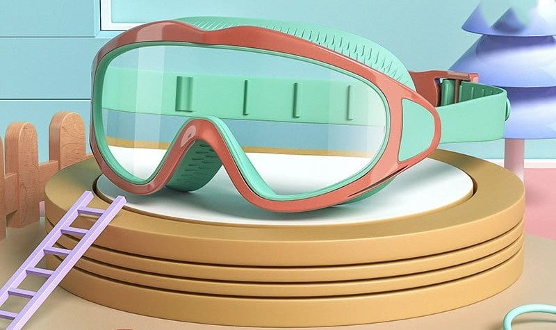 AquaView™ Kinderzwembril – Superhelder, Lekvrij & Comfortabel!