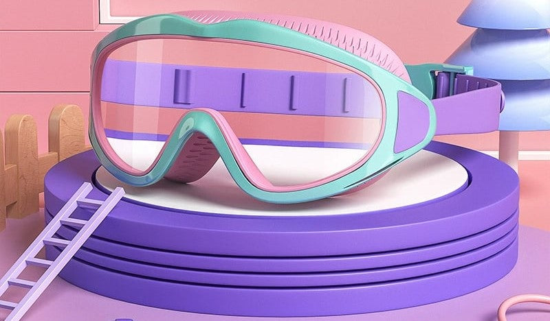 AquaView™ Kinderzwembril – Superhelder, Lekvrij & Comfortabel!