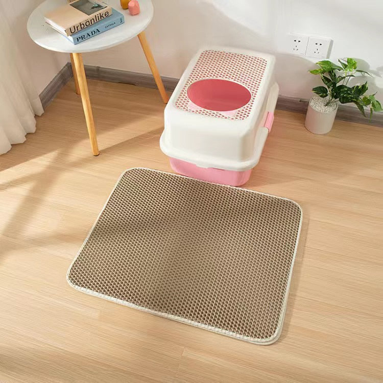 Pootjesvrij Kattenbakmat - Schoon huis, blije kat!
