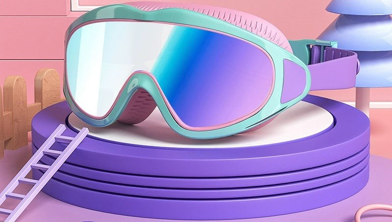 AquaView™ Kinderzwembril – Superhelder, Lekvrij & Comfortabel!