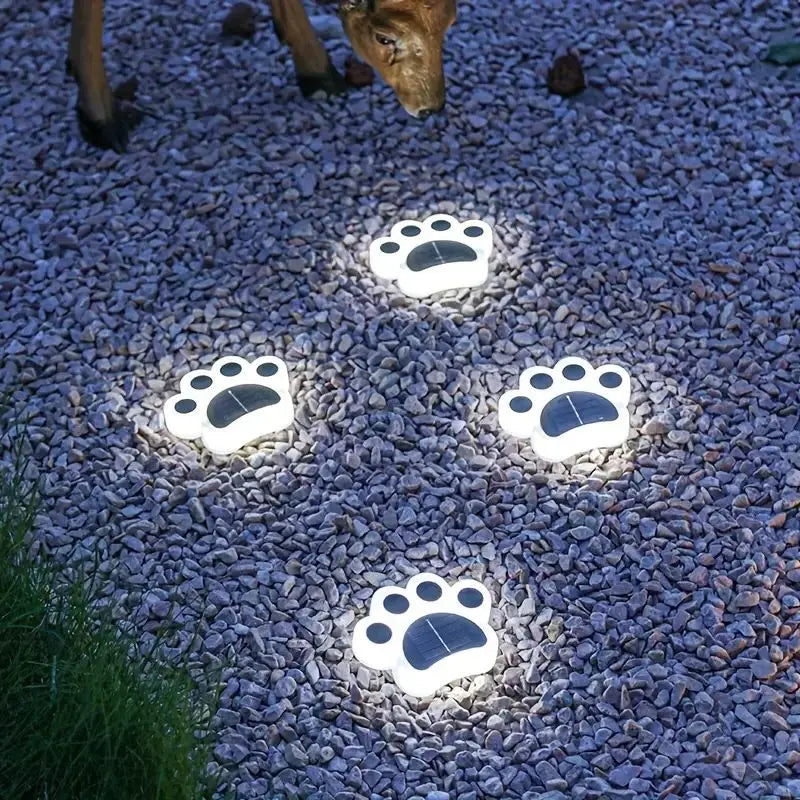 SolarPaw Lichtjes – Hondenpootjes die je tuin verlichten met zonnekracht!