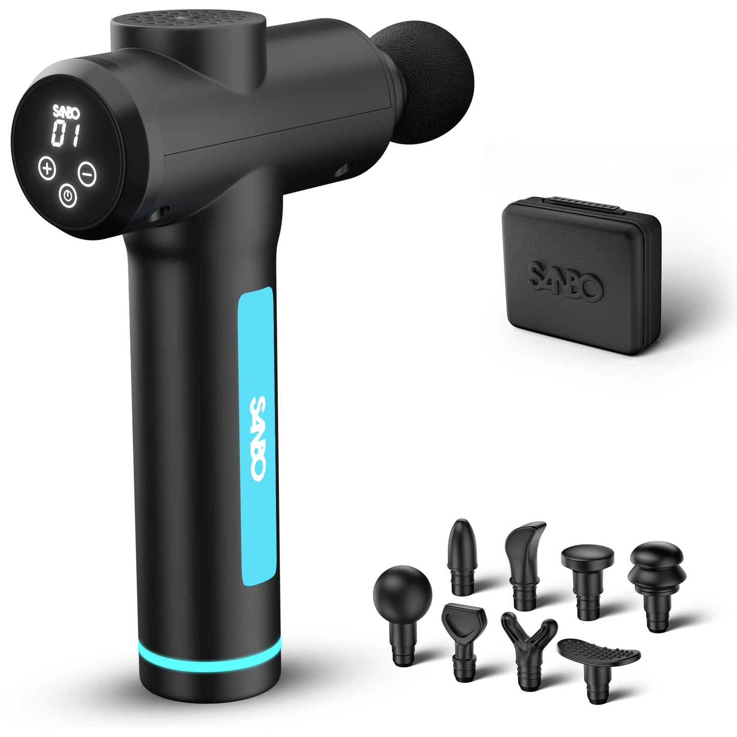 Sanbo Massage Gun Generatie 4 - Verlicht spierpijn of geef jezelf de ontspanning die je verdient!