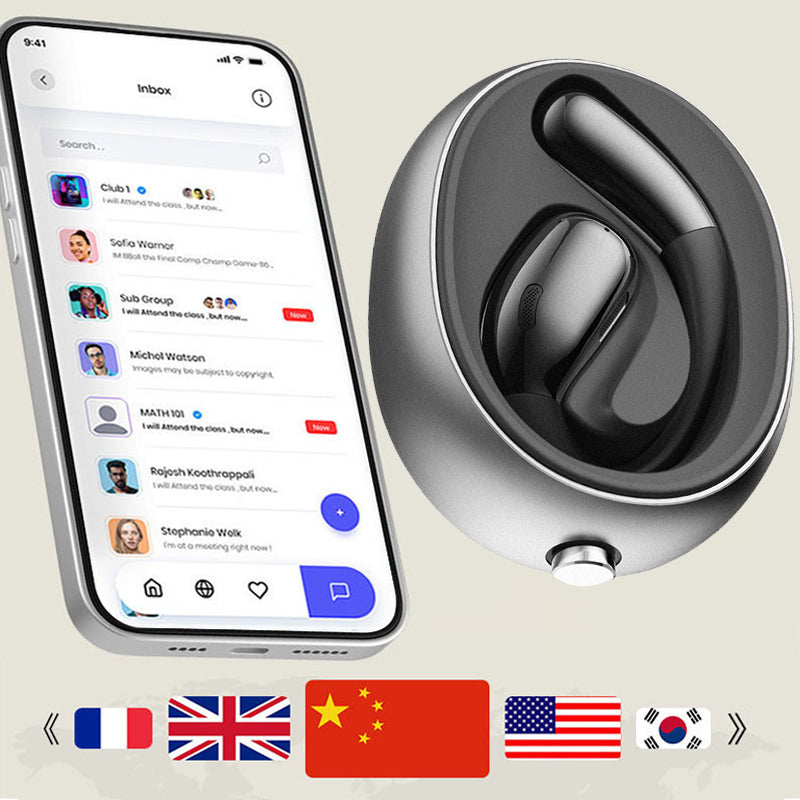 Translyr AI Oortjes - Begrijp elke taal, altijd en overal!