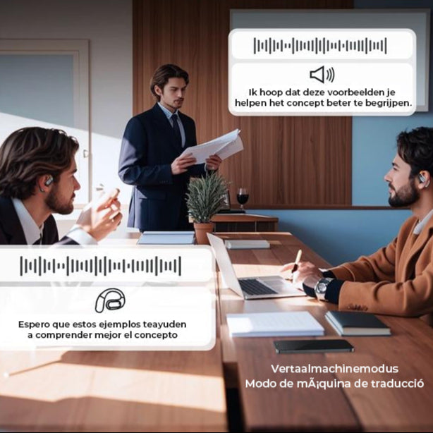 Translyr AI Oortjes - Begrijp elke taal, altijd en overal!