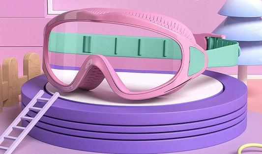 AquaView™ Kinderzwembril – Superhelder, Lekvrij & Comfortabel!