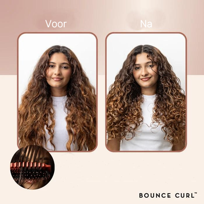 Bounce Curl EdgeMaster Styling Borstel - Perfect gedefinieerde krullen en pluisvrij de hele dag.