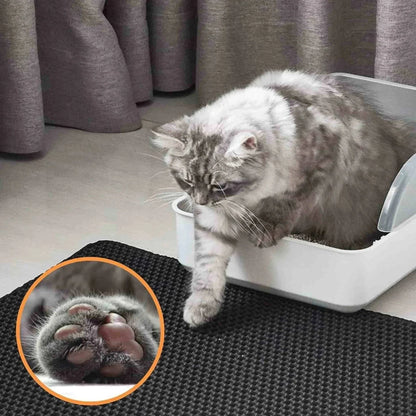 Pootjesvrij Kattenbakmat - Schoon huis, blije kat!