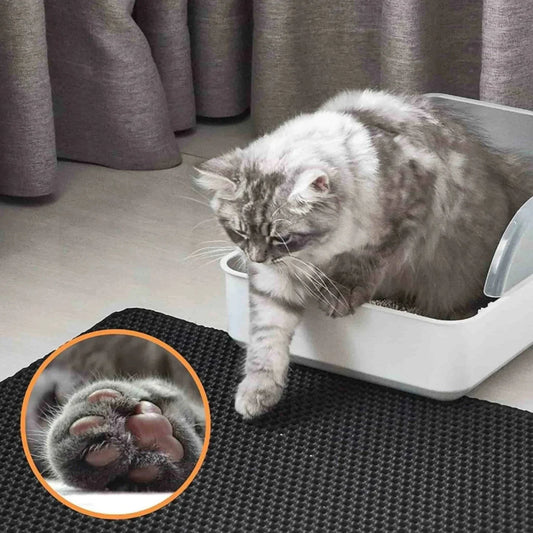Pootjesvrij Kattenbakmat - Schoon huis, blije kat!