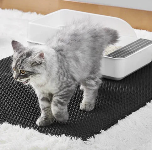 Pootjesvrij Kattenbakmat - Schoon huis, blije kat!