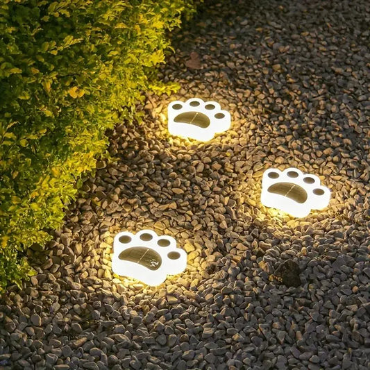 SolarPaw Lichtjes – Hondenpootjes die je tuin verlichten met zonnekracht!