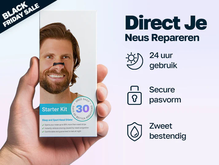MagnetBreath - Magnetische neusstrips voor vrij ademen en snurkvrije nachten